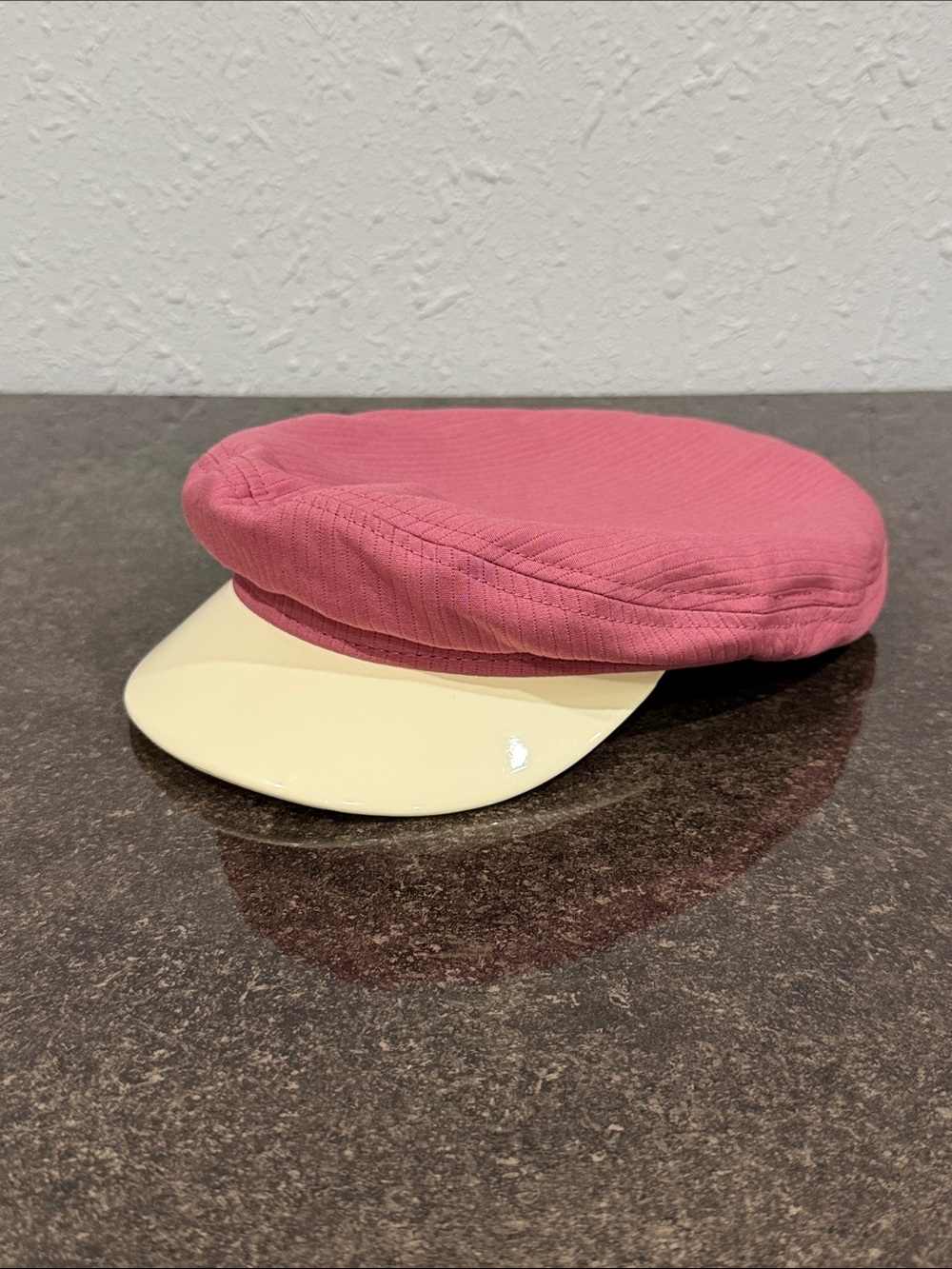 Brixton‎ Margot Fiddler Fisherman Blush Cap - Cream Brim Size M 7 1/4 (58cm)